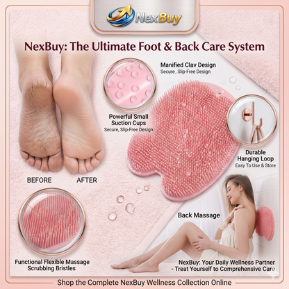 SoleSpa 2-in-1 Foot & Body Silicone Scrubber